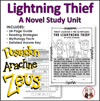 Preview of The Lightning Thief Novel Study
