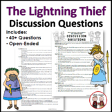 Lightning Thief Novel Study Discussion Questions