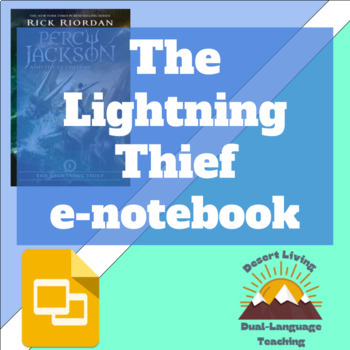 Preview of Lightning Thief interactive digital novel study