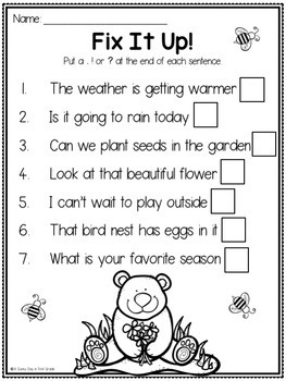 April Printables by A Sunny Day in First Grade | TpT