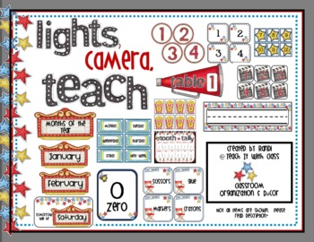 Preview of Lights, Camera, Teach! {Organization & Decor}
