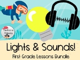 Lights & Sounds First Grade Science Lessons Bundle *NGSS A