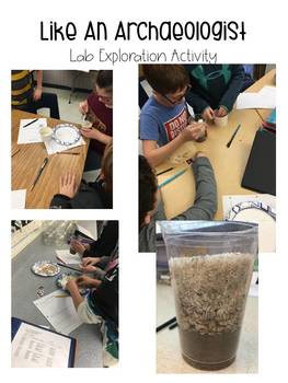 Preview of Like An Archaeologist - Exploration Lab Activity