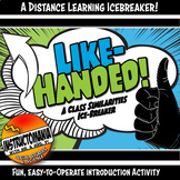 Like-Handed Back to School Icebreaker Fun Activity l Googl