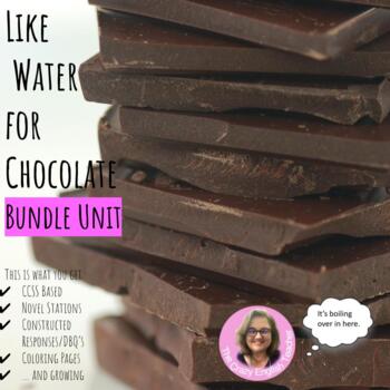 Preview of Like Water for Chocolate Unit Lesson Unit Bundle digital resource