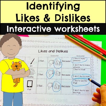 Preview of Getting to Know You Back to School Identifying and Describing Likes and Dislikes