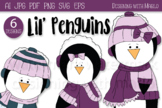 Lil' Penguins SVG, PNG & Vector Clipart Graphics