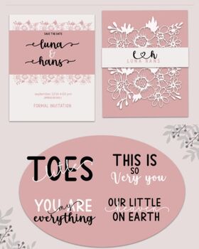 Preview of Lilirose Font | A Delicate and Exquisite Duotone Font for Family Creations