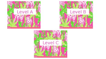 Preview of Lilly Pulitzer Book Labels (editable)