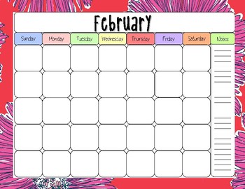 Lilly Pulitzer Calendar by Truett's Teacher Supplies | TpT