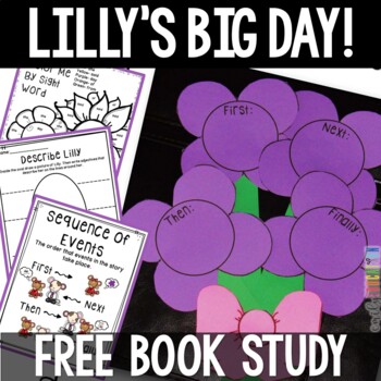 Preview of Lilly's Big Day | Kevin Henkes Book Study