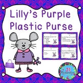 Lilly's Purple Plastic Purse Activities - Task Cards