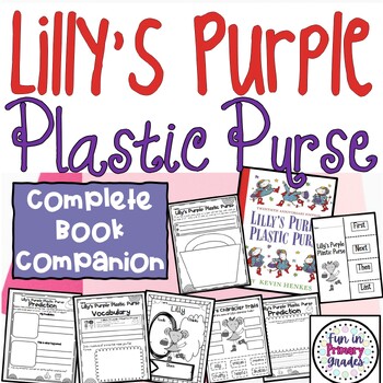 Preview of Lilly's Purple Plastic Purse Book Companion and Activities