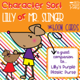 Lilly's Purple Plastic Purse Character Sort Boom Cards