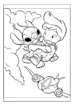 Lilo and Stitch Coloring Pages: Bring Life to Intricate Scenes with Your  Colors