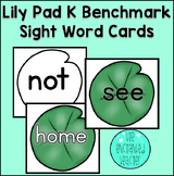 Lily Pad K Benchmark Sight Word Cards | Leap Day Literacy