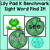 Lily Pad K Benchmark Sight Word Find It! | Leap Day Literacy