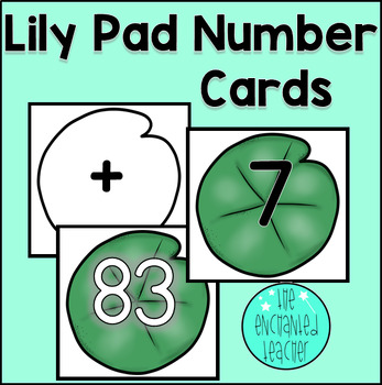 Preview of Lily Pad Number Cards | Leap Day Math