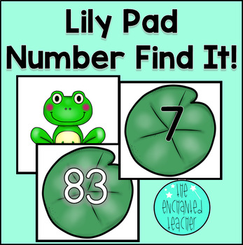 Preview of Lily Pad Number Find It! | Leap Day Math