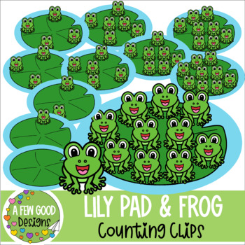 Lily Pad Counting Fun - Rectangle Large Rug