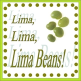 Lima Bean Activity Sheets