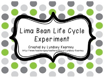 Preview of Lima Bean Life Cycle