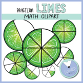 Lime Fraction Clipart - Fruit Fraction Clipart