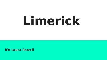 Preview of Limerick Web Quest (Lesson Plan)