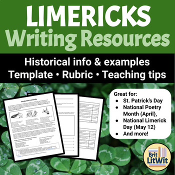 Preview of Limericks Writing Resources