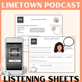 Preview of Limetown Season One Active Listening Notes Handouts