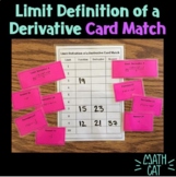 Limit Definition of a Derivative Card Match