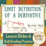 109 Limit Definition of a Derivative PPT Lesson for Calcul