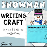 Snowman Writing Craft | Winter Craft | Snowman Craft
