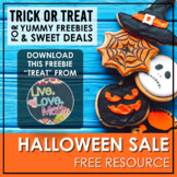 Limited Edition Freebie - Halloween Trick or Treat Sale!