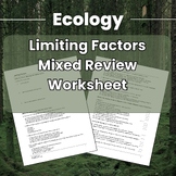 Limiting Factors Mixed Review - Worksheet