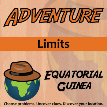 Preview of Limits Activity - Printable & Digital Worksheet - Equatorial Guinea Adventure