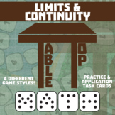 Limits & Continuity Game - Small Group TableTop Practice Activity