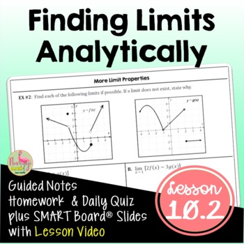 Preview of Finding Limits Analytically with Lesson Video (Unit 10)