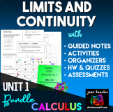 Limits and Continuity Calculus Unit 1 Bundle