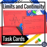 Limits and Continuity Task Cards