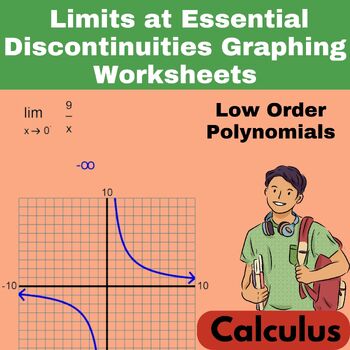 Preview of Limits at Essential Discontinuities Graphing Worksheets - Calculus