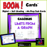 Limits from Graphs for Calculus BOOM Cards