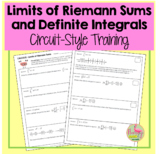 Limits of Riemann Sums & Definite Integrals Circuit-Training