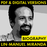 Lin-Manuel Miranda Biography Study Worksheet, PDF & Google