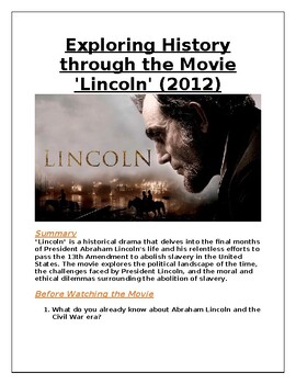 Lincoln's Plan  United States History I