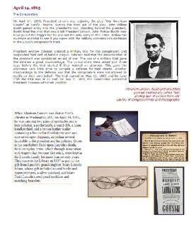 Preview of Abraham Lincoln CSI Activity