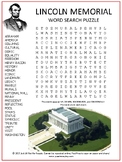 Lincoln Memorial Word Search Puzzle | Vocabulary Activity 
