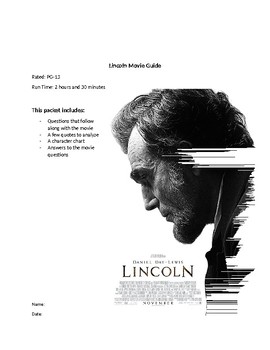 Preview of Lincoln Movie Guide