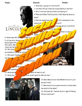 Preview of Lincoln Movie Guide & Key