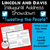 Lincoln and Davis Inaugural Addresses: Tweeting the People